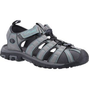 Cotswold Womens/Ladies Colesbourne Recycled Sandals / Gray/Turquoise